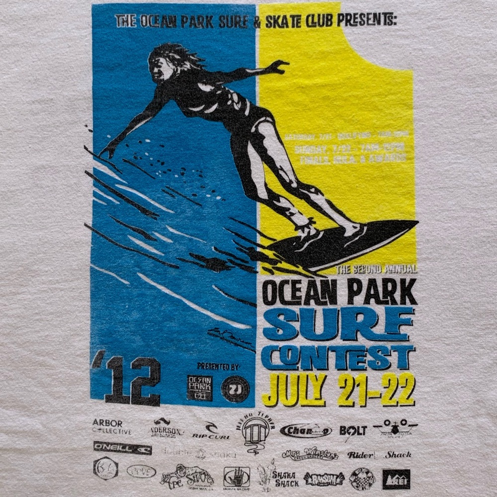 Authentic Vintage Surf Contest T-shirt